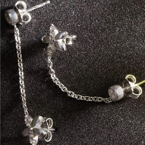 Sterling Silver Chain Earrings